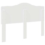 vidaXL Tête de lit Blanc 150 cm Bois d'ingénierie