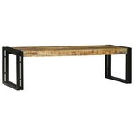 vidaXL Ensemble de 2 Tables Basses en Bois Massif de Manguier