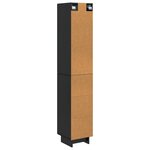 vidaXL Ensemble de Meubles 2 Pièces Noir 34 5 x 33 x 90 cm