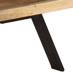 vidaXL Meuble TV 110x30x40 cm Bois massif de manguier