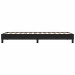 vidaXL Cadre de lit sans matelas noir 100x220 cm velours