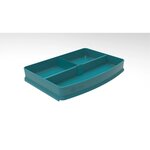 Compartiment Pour Corbeille À Courrier Combo Top Skandi - Bleu Pacifique - X 4 - Exacompta