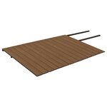 vidaXL Panneaux de terrasse et accessoires WPC Marron/gris 35 m² 4 m