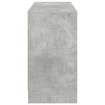 vidaXL Bureau Gris béton 100 x 40 x 75 cm Bois d'ingénierie