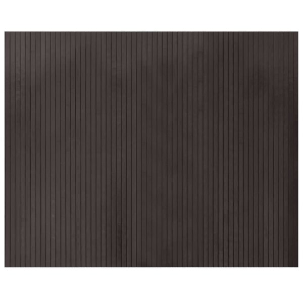 vidaXL Tapis rectangulaire marron foncé 80x100 cm bambou
