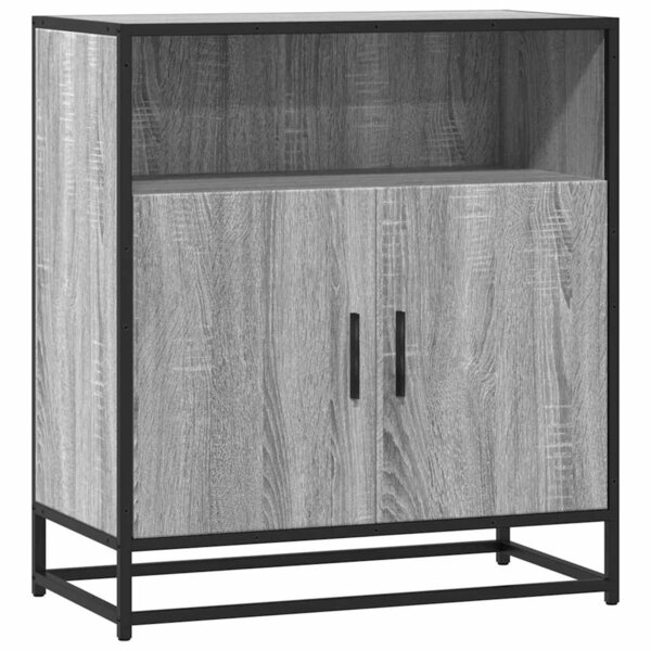 vidaXL Buffet sonoma gris 68x35x76 cm bois d'ingénierie