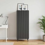 vidaXL Buffet Noir 34 5 x 33 x 92 cm Bois d'ingénierie