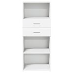 vidaXL Buffet haut blanc 50x42 5x124 cm bois d'ingénierie