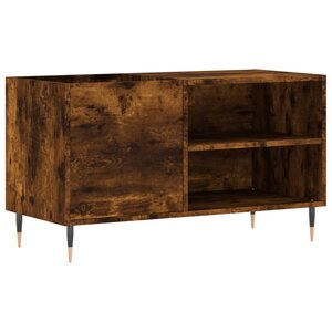vidaXL Armoire à disques chêne fumé 85x38x48 cm bois d'ingénierie