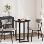 vidaXL Plateau de table Noir 60 x 60 x 1 5 cm Bois d'ingénierie