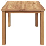 vidaXL Table basse Marron 110 x 55 x 45 cm Bois de teck massif