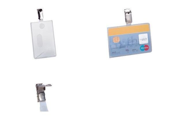 onglet pr nom, avec clip, 54 x 90mm, format portrait DURABLE
