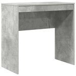 vidaXL Bureau Gris béton 80 x 40 x 76 cm Bois d'ingénierie