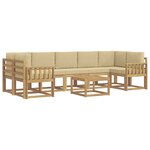 vidaXL Ensemble de canapés d'extérieur 6 pc