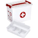 Boite à compartiments 1er secours q-line 9 litres