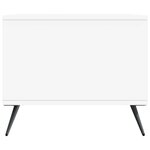 vidaXL Table basse Blanc 90 x 50 x 40 cm Bois d'ingénierie