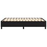 vidaXL Cadre de lit noir 120x200 cm tissu