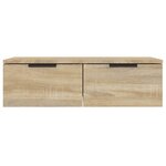 vidaXL Armoire murale Chêne sonoma 68x30x20 cm Bois d'ingénierie