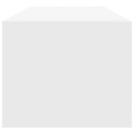 vidaXL Meuble TV blanc 100x31x25 5 cm bois d'ingénierie