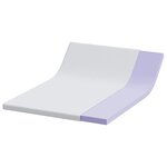 vidaXL Coussins de Matelas Blanc 160 x 200 cm