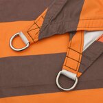 vidaXL Voile d'ombre 5 x 5 m 100   polyester Oxford Carré