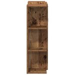 vidaXL Armoire à miroir de salle de bain vieux bois bois d'ingénierie