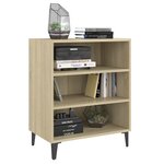vidaXL Buffet chêne sonoma 57x35x70 cm bois d'ingénierie