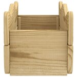 vidaXL Lit surélevé de jardin 50x18x18 cm Bois de pin imprégné