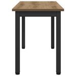 vidaXL banc Chêne artisan 80 x 35 x 45 cm Bois d'ingénierie