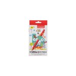 Crayon de couleur jumbo mega  étui en carton de 12 bruynzeel