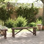 vidaXL Banc de jardin 115 cm bois de sapin massif
