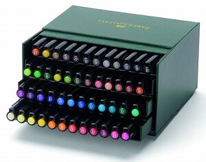 Boite de 48 stylos encre de chine 'PITT artist pen' FABER-CASTELL