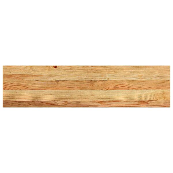 vidaXL Marches d'escalier 2 Pièces marron clair 100x25x2 cm chêne massif