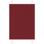 vidaXL Store plissé rouge bordeaux 100x150 cm largeur du tissu 99 4 cm