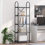 vidaXL Étagère Sonoma gris 60 x 30 x 183 cm Bois d'ingénierie