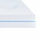 vidaXL Matelas Blanc 160 x 200 cm Mousse