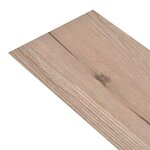 vidaXL Planches de plancher PVC autoadhésif 5 21 m² 2 mm marron chêne
