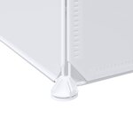 vidaXL Cubes de rangement 12 Pièces avec tiges de suspension PP