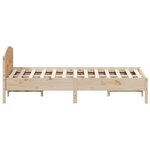 vidaXL Cadre de lit sans matelas 160x200 cm bois massif de pin