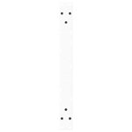 vidaXL Pieds de table basse en forme de V  2 pièces  blanc  60 x (30-31 3) cm  acier
