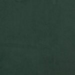 vidaXL Cadre de lit à ressorts vert foncé 200x200 cm velours