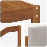 vidaXL Ensemble de canapés d'extérieur 7 pc Gris Naturel et Clair