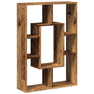 vidaXL Bibliothèque vieux bois 63x20x90 cm bois d'ingénierie