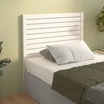 vidaXL Tête de lit Blanc 96x4x100 cm Bois massif de pin