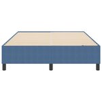 vidaXL Cadre de lit plateforme Bleu 140 x 190 cm