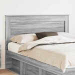 vidaXL Tête de lit Gris Sonoma 150 cm Bois d'ingénierie