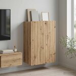 vidaXL Armoire Murale 66 x 34 5 x 92 cm Bois d'ingénierie