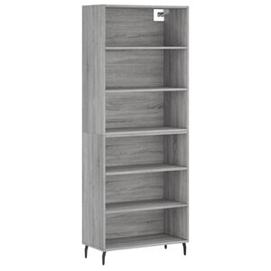 vidaXL Buffet sonoma gris 69 5x32 5x180 cm bois d'ingénierie
