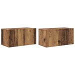 vidaXL Ensemble meuble TV 8 Pièces Bois ancien 60 x 30 x 30.5 cm