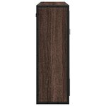vidaXL Armoire à miroir de salle de bain chêne marron bois ingénierie